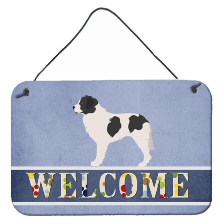 Carolines Treasures Landseer Welcome Wall or Door Hanging Prints BB8331DS812